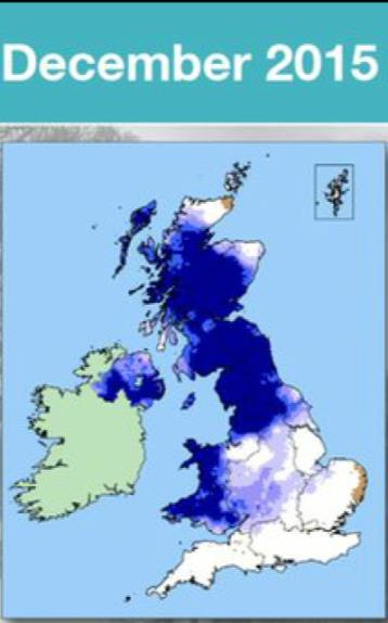 rainfall December